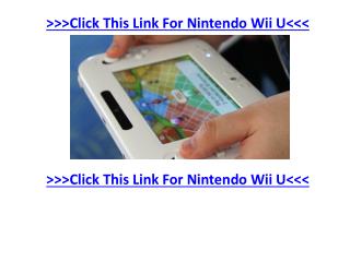 Hottest Nintendo Wii U Game Listing