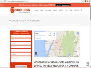 With Southern Cargo Packers and Movers in Borivali (Mumbai), Relocation Is a Cakewalk