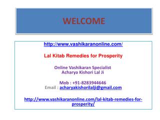 Lal Kitab Remedies for Prosperity--- 91-8283944646