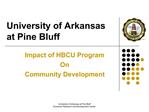 University of Arkansas at Pine Bluff