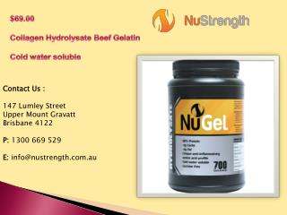 Quality Collagen Hydrolysate Beef Gelatin