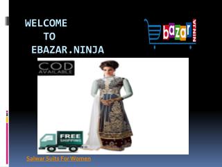 Online Designer Salwar Suits - Ebazar.Ninja