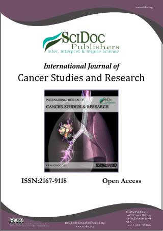 Cancer informatics-SciDocPublishers