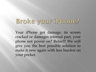 iPhone 6 Repair| iPhone screen Repair Toronto