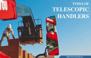 Three Commonly Used Kinds Of Telescopic Handlers