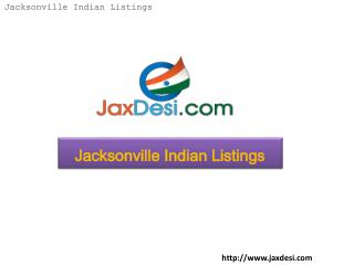 Jacksonville Indian Listings