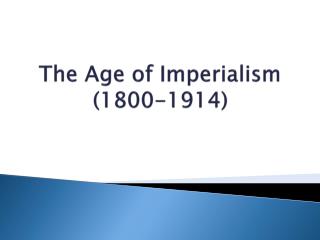Mayer - World History - Age of Imperialism