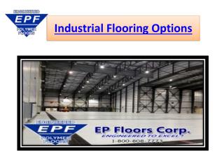 Industrial Flooring Options