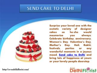 Send Cake to Delhi