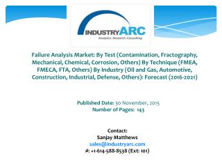 Failure Analysis Market Analysis | Overview