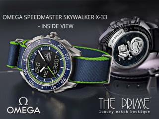 Omega Speedmaster Skywalker X-33 - Inside View