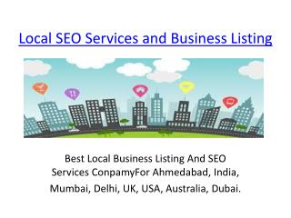 Local SEO Services and Business Listing