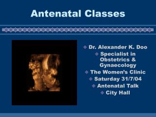 Antenatal Classes