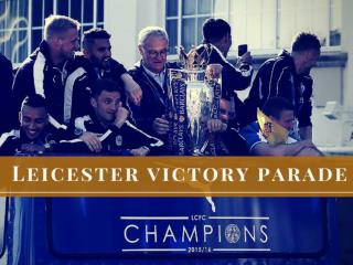 Leicester victory parade