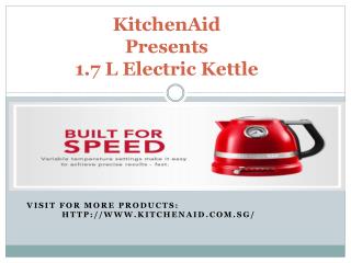 KitchenAid’s 1.7 L Electric Kettle