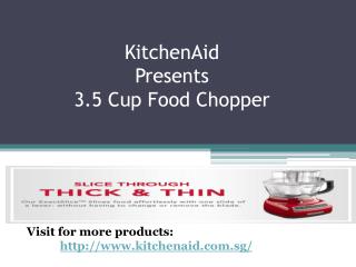 KitchenAid’s 3.5 Cup Food Chopper