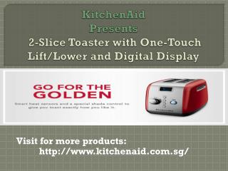 KitchenAid’s 2-Slice Toaster with One-Touch Lift