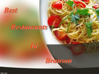 Best Branson Restaurants