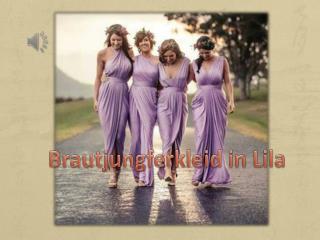 Lila Brautjungfernkleider Online-PERSUNKLEID