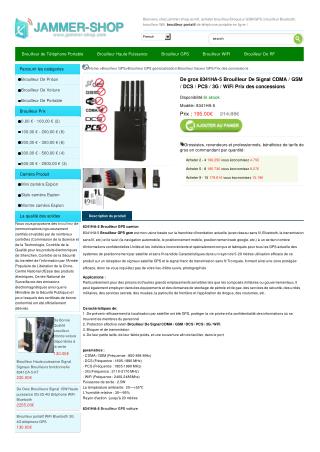 Brouilleur De Signal CDMA / GSM / DCS / PCS / 3G / WiFi