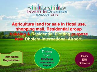 Agriculture land Sale in Dholera SIR