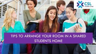 Tips to Arrange your Room in a Shared Students Home