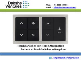 Automated Touch Switches in Bangalore