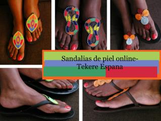 Sandalias de piel online-Tekere Espana