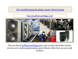 air conditioning heating repair short pump