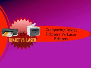 Comparing Inkjet Printers Vs Laser Printers