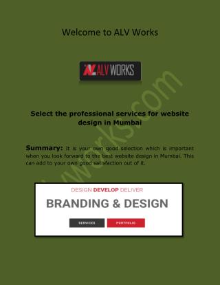 Website Design Mumbai, Online Booking System - alvworks.com