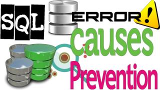 sql database errors causes prevention