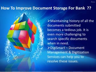 Document Management System Software for Bank