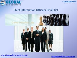 Chief Information Officers Email List