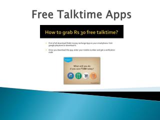 Free Talktime Apps