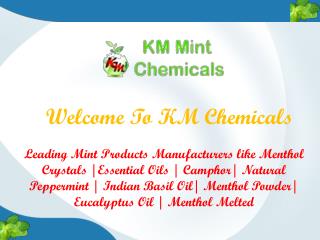 Natural Menthol Crystals Manufacturers