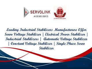 Servo Voltage Stabilizer in Noida