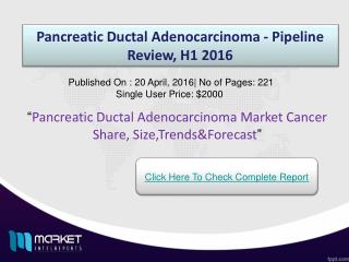 Pancreatic Ductal Adenocarcinoma Market Forecast & Future Industry Trends
