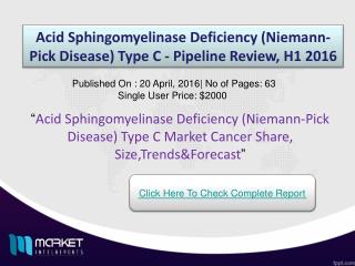 Strategic Analysis on Acid Sphingomyelinase Deficiency (Niemann-Pick Disease) Type C Market 2016