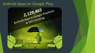 2,129,465 and Still Counting, Android Apps on Google Play Store