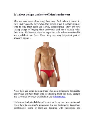 Do Women Love Men In Thongs?