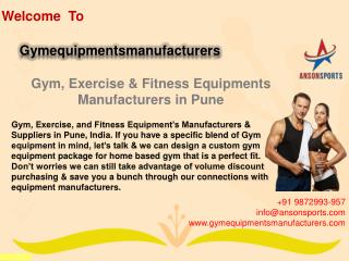 Gym, Exercise & Fitness Equipments Manufacturers in Pune