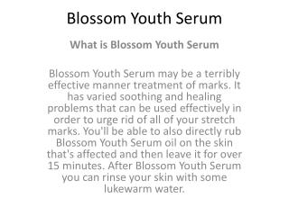 Blossom Youth Serum - The Best Anti-Aging Serum