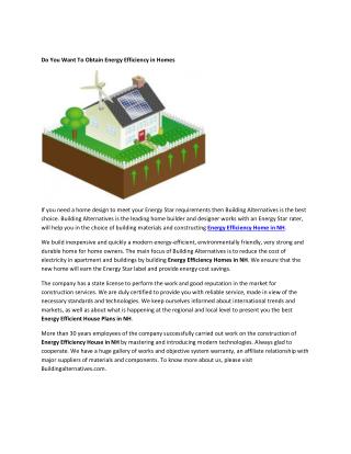 Energy Star Home Builders NH