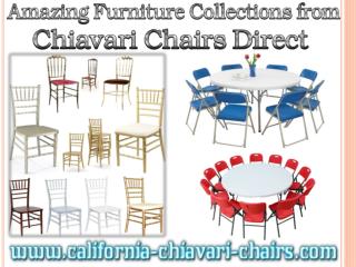 Amazing Furniture Collections from Chiavari Chairs Direct