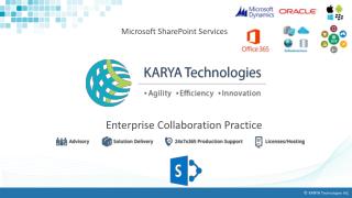 KARYA Technologies Affordable And Best Microsoft Sharepoint Service providers