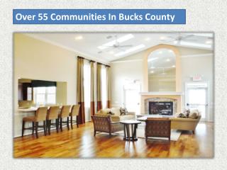 Over 55 Communities In Bucks County