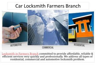 Car Locksmith Farmers Branch