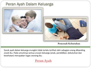 Peran Ayah dalam Keluarga
