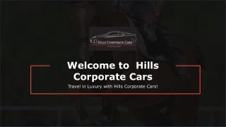 Chauffeur Driven - Hills Corporate Cars